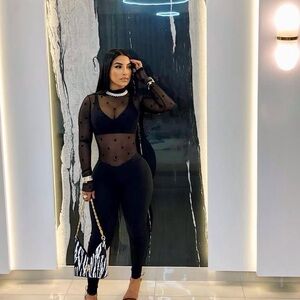 Givenchy Sheer Black top